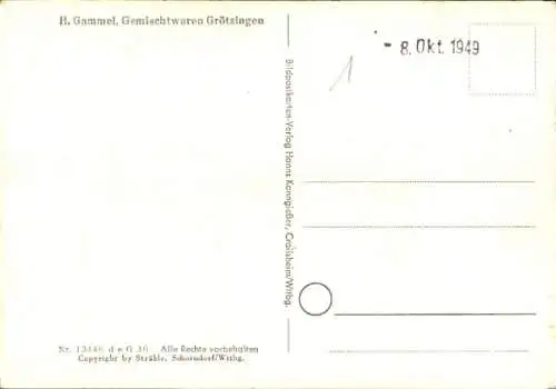 Ak Grötzingen Baden Württemberg, Fliegeraufnahme