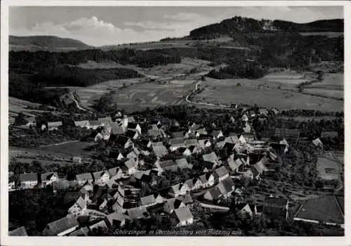 Ak Schörzingen Schömberg im Zollernalbkreis, Fliegeraufnahme