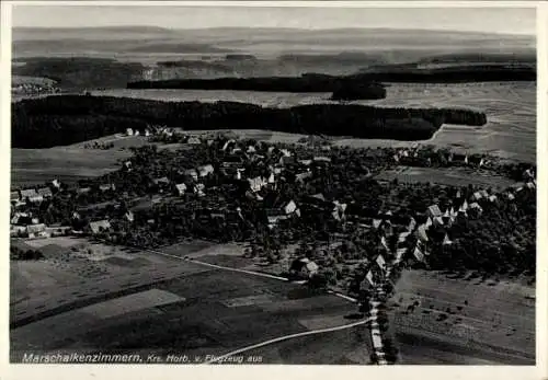 Ak Marschalkenzimmern Dornhan im Schwarzwald, Fliegeraufnahme