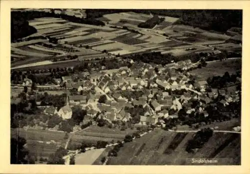 Ak Sindolsheim Rosenberg in Baden, Fliegeraufnahme