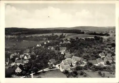 Ak Mannenberg Rudersberg in Württemberg, Fliegeraufnahme