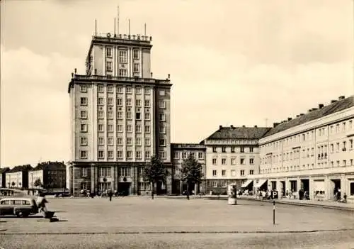 Ak Vorwendorf Wismar in Mecklenburg Vorpommern, Hochhaus, Platz des Friedens