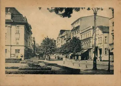 Foto Ak Ulm an der Donau, Straßenpartie, Münsterturm, Zum Blanken