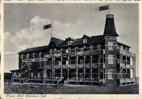 Ak Westerland auf Sylt, Grand Hotel