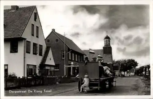 Ak De Koog Texel Nordholland Niederlande, Dorpsstraat