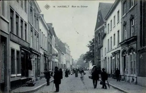 Ak Hasselt Flandern Limburg, Demer Straße