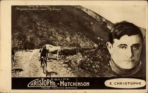 Ak Tour de France Bayonne Luchon, L'équipe Christophe-Hutchinson, E.Christophe