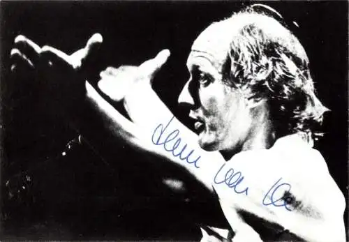 Ak Autogrammkarte Sänger Herman van Veen, Portrait, Autogramm