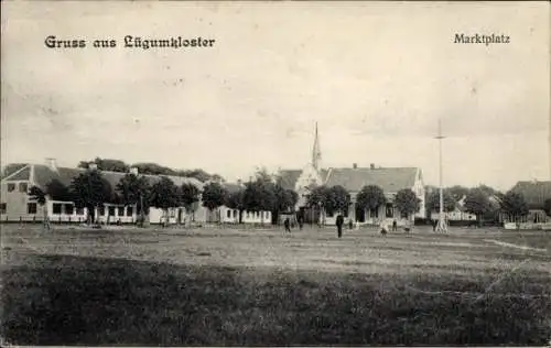 Ak Løgumkloster Lügumkloster Dänemark, Marktplatz