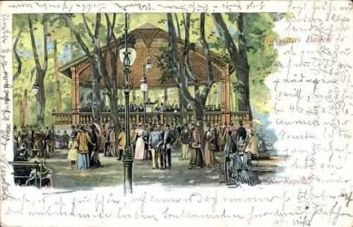 Litho Baden bei Wien in Niederösterreich, Kurkapelle