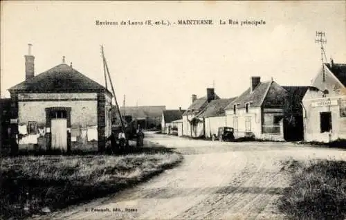 CPA Mainterne Eure et Loir, Rue Principale