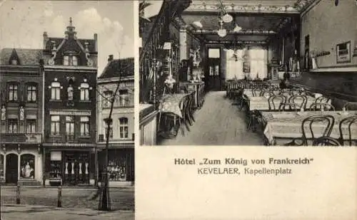 Ak Kevelaer am Niederrhein, Hotel Zum König von Frankreich, Kapellenplatz