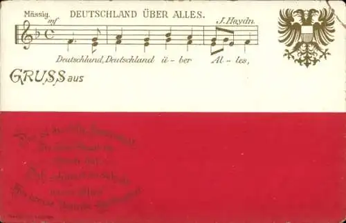 Lied Ak Deutschland über Alles, Lied von Joseph Haydn