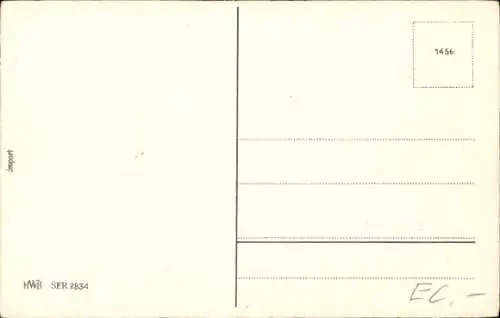 Litho Glückwunsch Neujahr, Tanzpaar, Du kannst foxen, trotten, sleppen, Humor