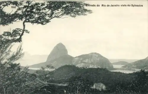 Ak Rio de Janeiro Brasilien, Visto do Sylvestre, Landschaft