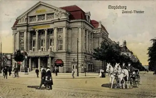 Ak Magdeburg in Sachsen Anhalt, Zentraltheater