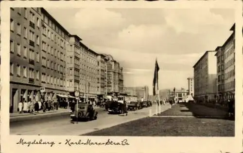 Ak Magdeburg an der Elbe, Karl-Marx-Straße