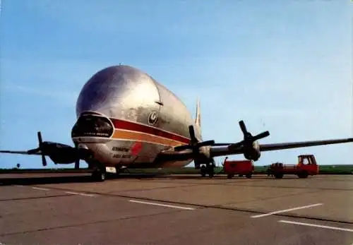 Ak Frachtflugzeug, Super Guppy Großraumtransport Flugzeug