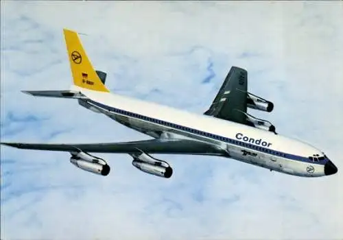 Ak Deutsches Passagierflugzeug, Condor, Boeing 707