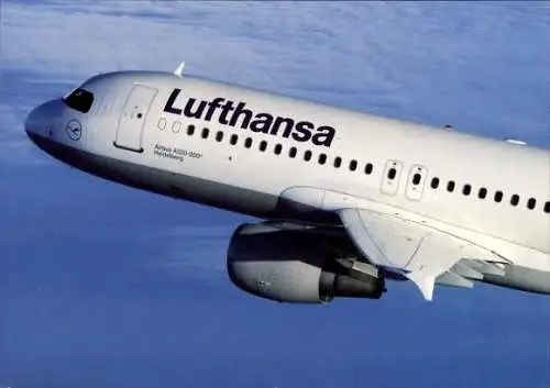 Ak Deutsches Passagierflugzeug, Lufthansa Airbus A320-200