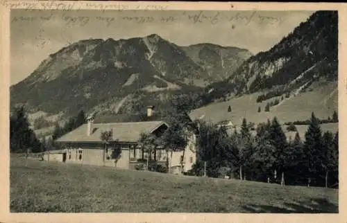 Ak Oberstdorf im Oberallgäu, Cafe Rauchen