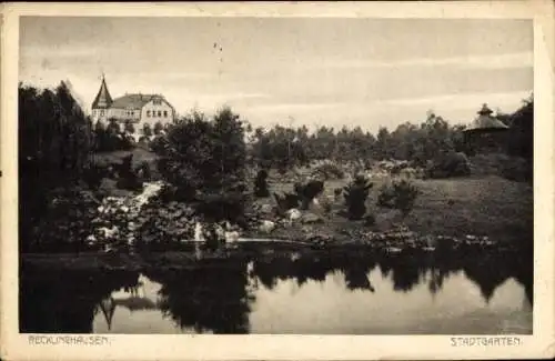 Ak Recklinghausen im Ruhrgebiet, Stadtgarten