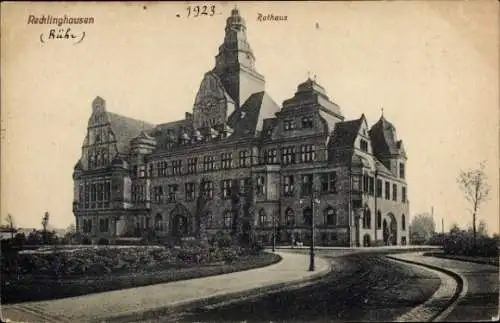 Ak Recklinghausen im Ruhrgebiet, Rathaus