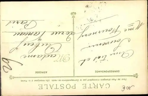 Ak Hyères les Palmiers Var, Rathaus