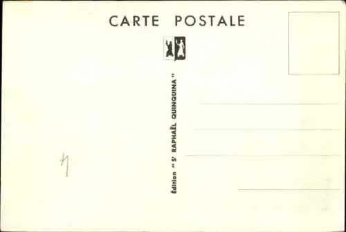 Ak Algerien, Kamelreiter, Reklame, St. Raphael Quinquina