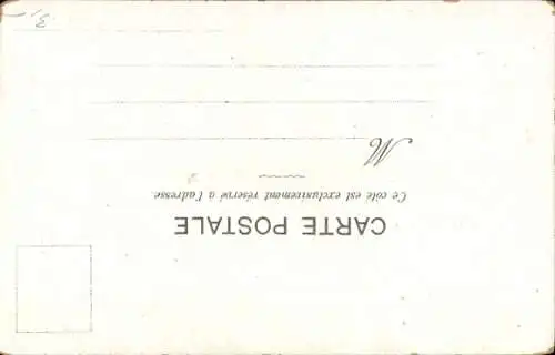 Passepartout Ak Christian IX, König von Dänemark, Portrait