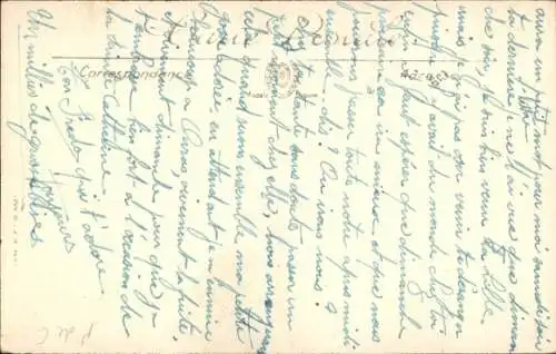 Ak Arras Pas de Calais, zerstörte Bibliothek, Ruine