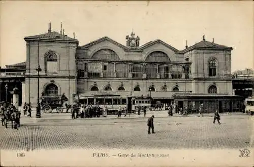 Ak Paris XV Vaugirard, La Gare Montparnasse