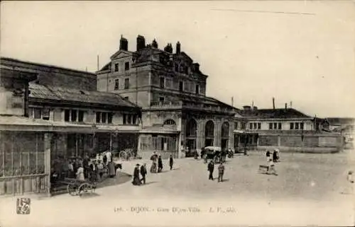 Ak Dijon Côte d'Or, Bahnhof