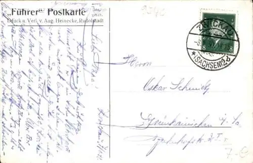 Ak Zwickau in Sachsen, Totalansicht