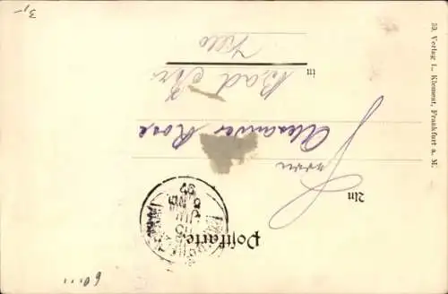 Ak Frankfurt am Main, Goethe-Gymnasium