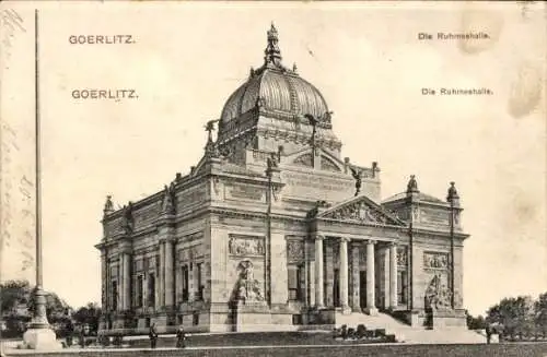 Ak Görlitz in der Lausitz, Ruhmeshalle