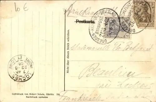 Ak Görlitz in der Lausitz, Ruhmeshalle