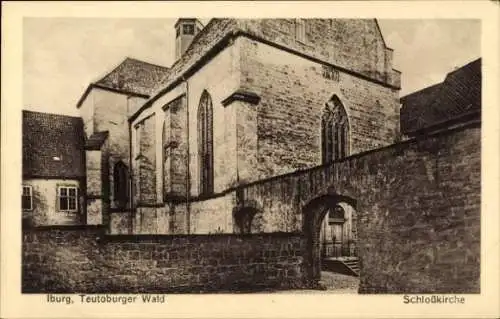 Ak Bad Iburg am Teutoburger Wald, Schlosskirche