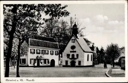 Ak Rhöndorf Bad Honnef am Rhein, Kirche und Gasthof