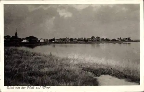 Ak Wieck auf dem Darß, Blick von der Mole