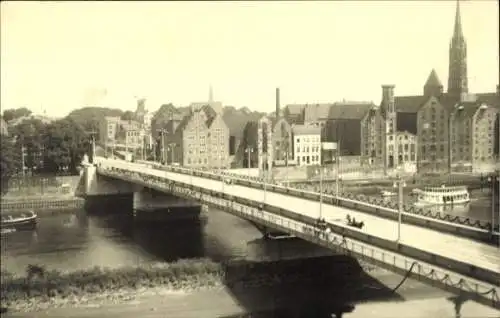 Ak Hansestadt Bremen, Teilansicht, Brücke