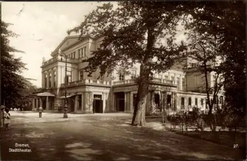 Ak Hansestadt Bremen, Stadttheater