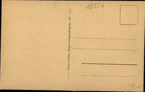 Ak Wiek auf Rügen, Kirche, Glockenturm