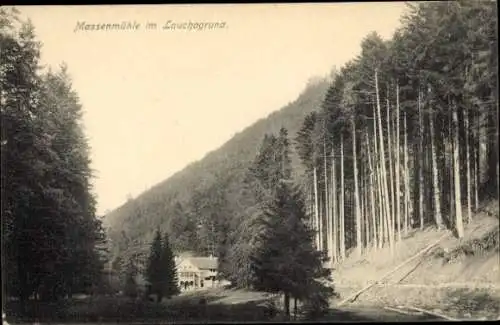 Ak Tabarz im Thüringer Wald, Massemühle im Lauchagrund, Massenmühle