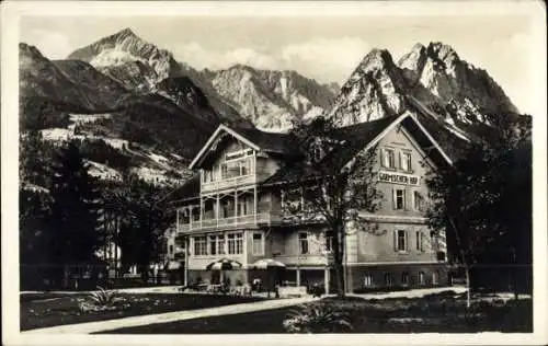 Ak Garmisch Partenkirchen in Oberbayern, Hotel Garmischer Hof