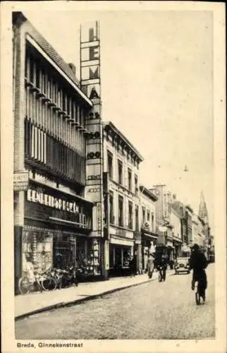 Ak Breda Nordbrabant Niederlande, Ginnekenstraat