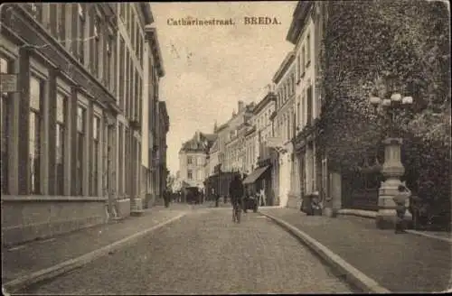 Ak Breda Nordbrabant Niederlande, Catharinestraat