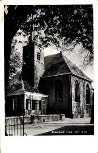 Ak Meerkerk Südholland,  Ned. Herv. Kerk