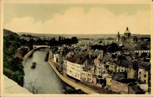 CPA Namur Wallonie, Panorama et Sambre