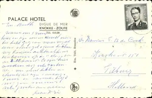 Ak Zoute Knokke Heist Westflandern, Strandleben